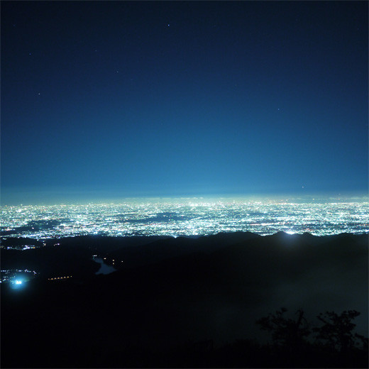 蛭ヶ岳からの夜景